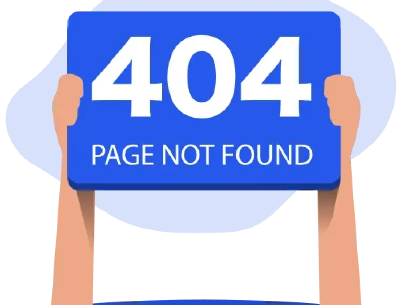 404 Page Not Found Monochromatic result