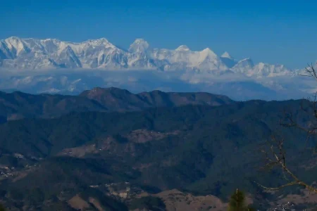 Himalayas From Ranikhet
