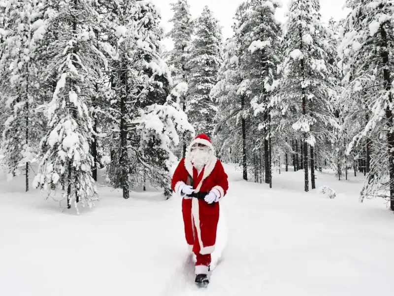 Rovaniemi-Samichlaus-Nikolaus-Santa-Claus-Santa Finland honeymoon packages from India