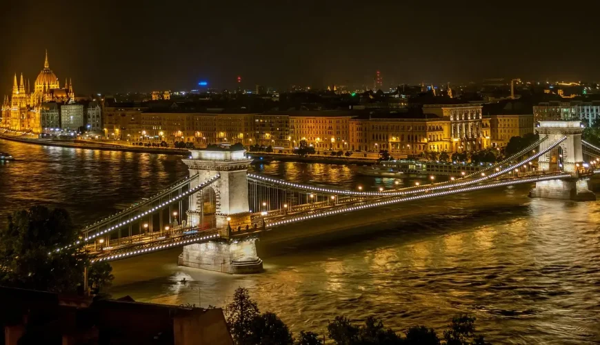 Bridge-River-City-Lights-Chain-Bridge budapest