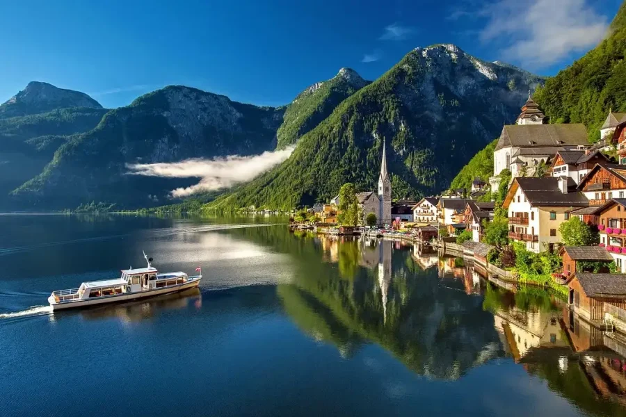 Hallstatt-Austria-Mountain-Lake-Lake-Alps-Summer Part of Europe tour packages from India from IMAD Travel