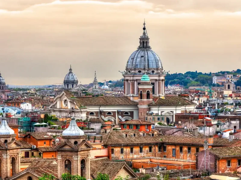 Rome-City-Italy-Church-Dome-Building from Italy honeymoon packages from India from IMAD Travel