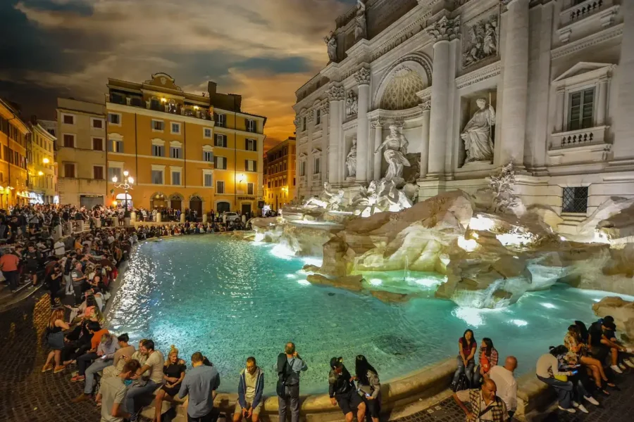 TRAVEL AGENCY HYDERABAD Rome-Trevi-Evening- 12 Days Europe Package – Rome, Florence, Venice, Zurich, Paris & London with IMAD Travel
