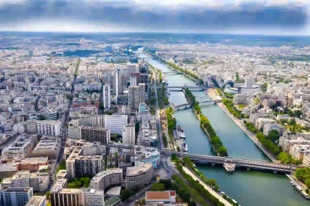 Seine-River-Paris part of London Paris Amsterdam Switzerland tour package