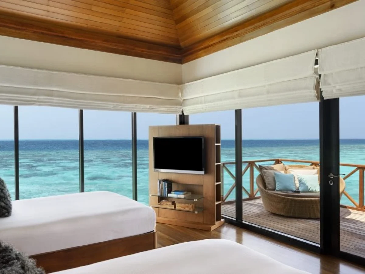 Huvafen-Fushi-Two-Bedroom-Ocean-Pavilion-Second-Bedroom-View