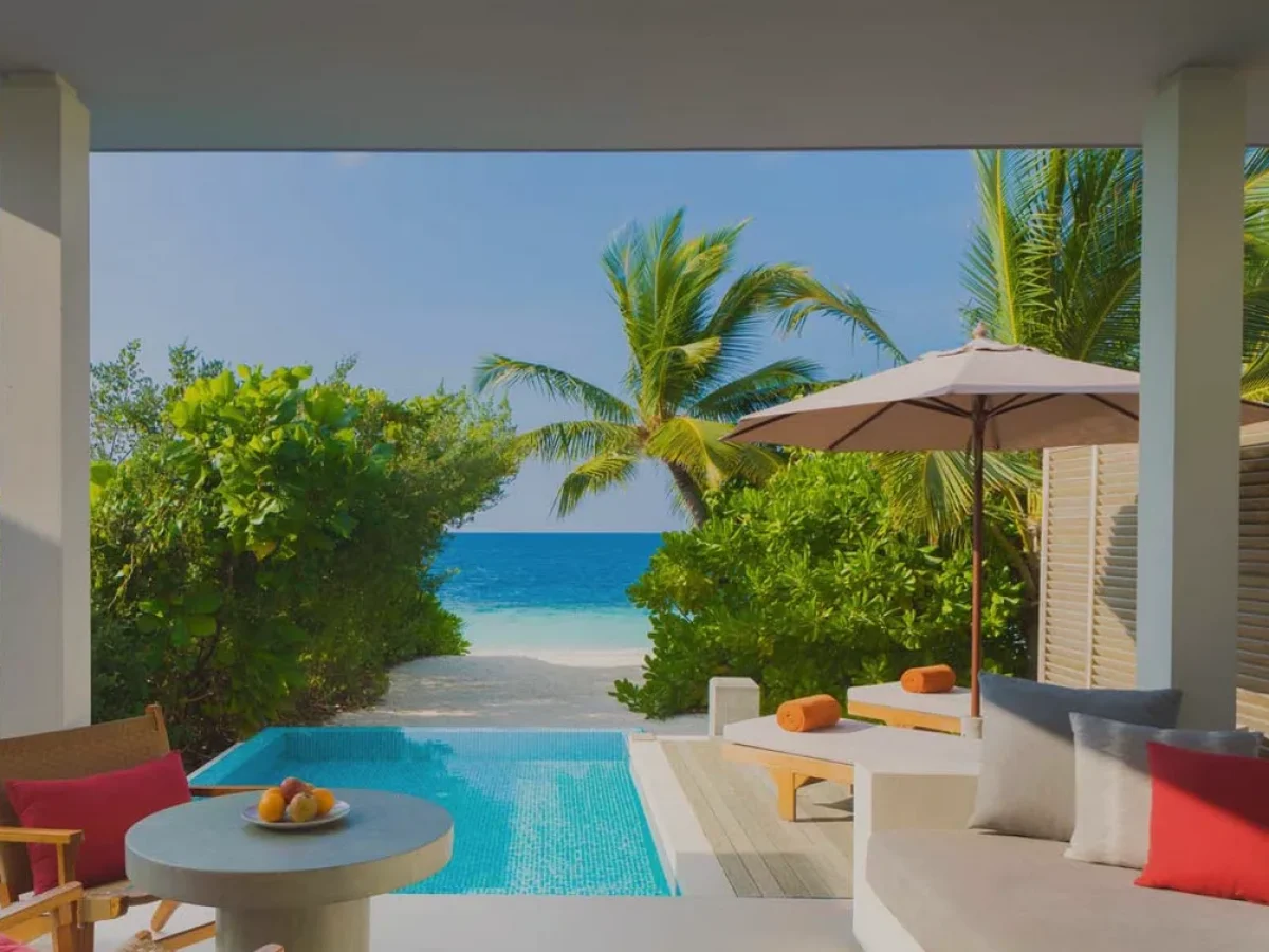 Maldives Resort with Private Pool Beach Villas with Pool at Dhigali 2