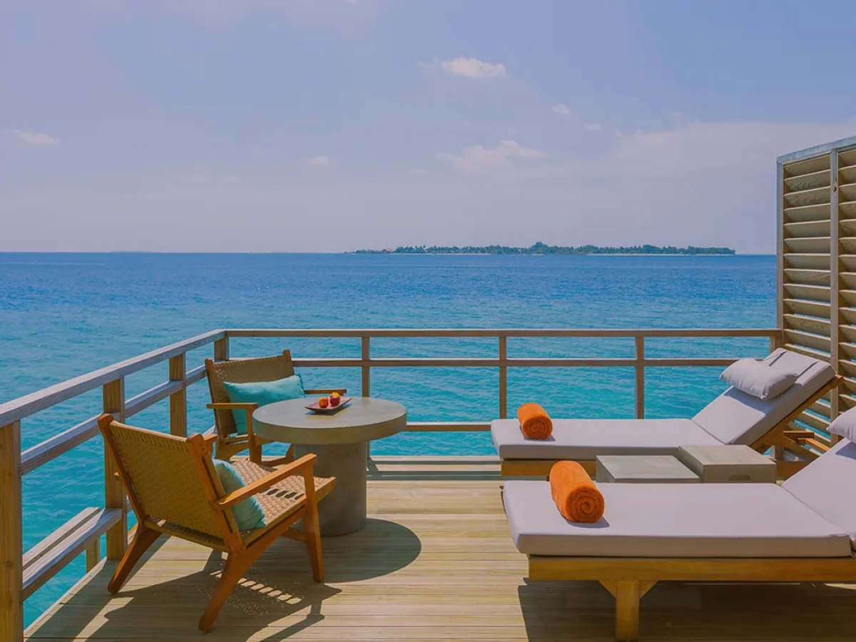 Water Villas in Maldives Overwater Villa Accommodation at Dhigali