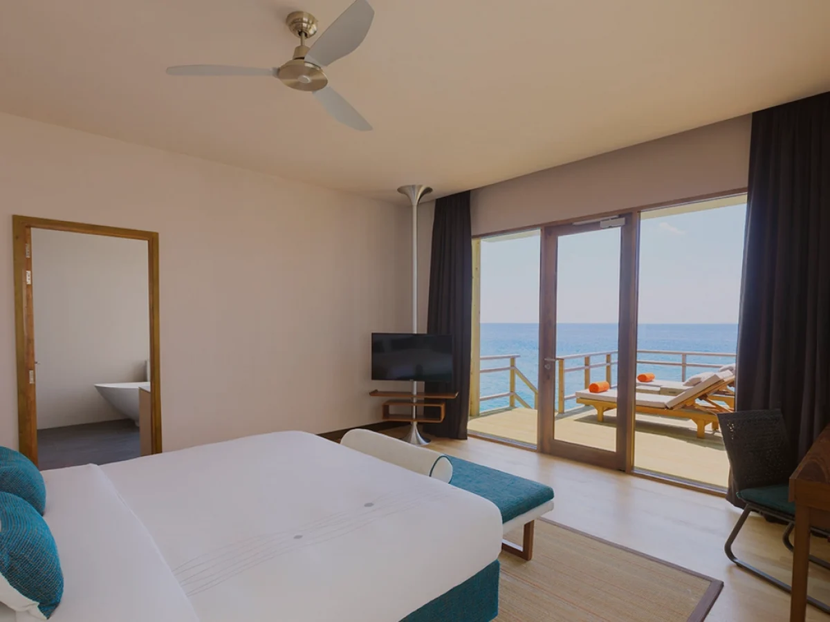 Water Villas in Maldives Overwater Villa Accommodation at Dhigali 2