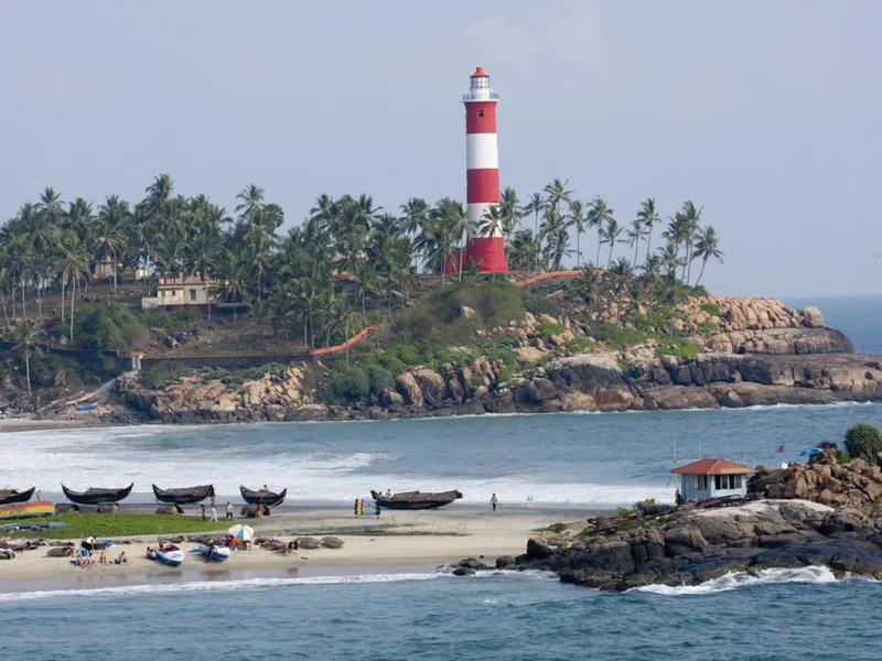 Kovalam, Kerala, famous honeymoon place in India for beach lovers