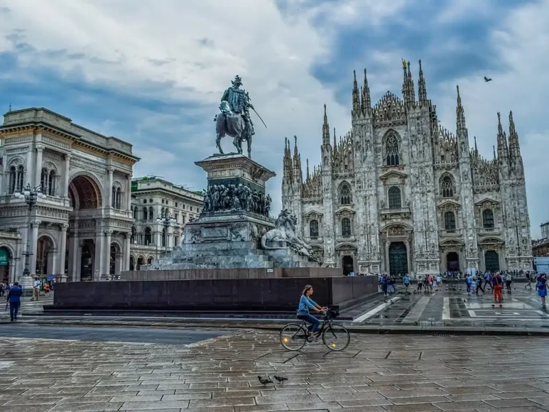 Gothic cathedral Milan one of the famous European landmarks to visit