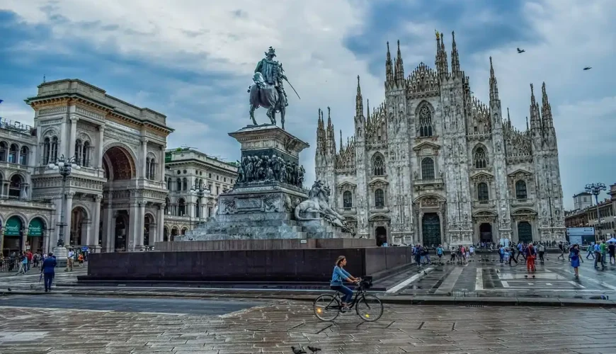 Gothic cathedral Milan one of the famous European landmarks to visit