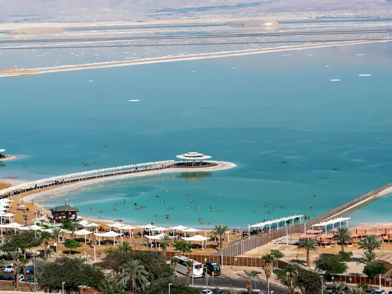 The dead sea view in Jordan