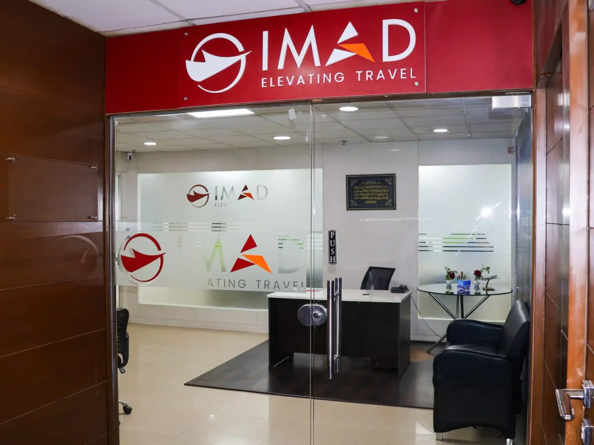 IMAD Travel from Hyderabad New Office enterest