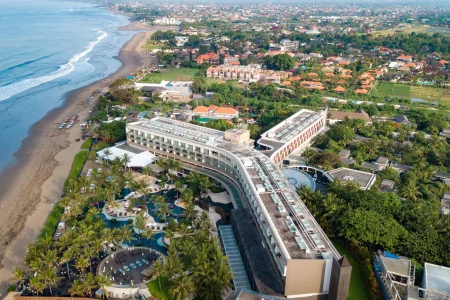 W Seminyak Top View with Beach part of Bali Honeymoon package from IMAD Travel