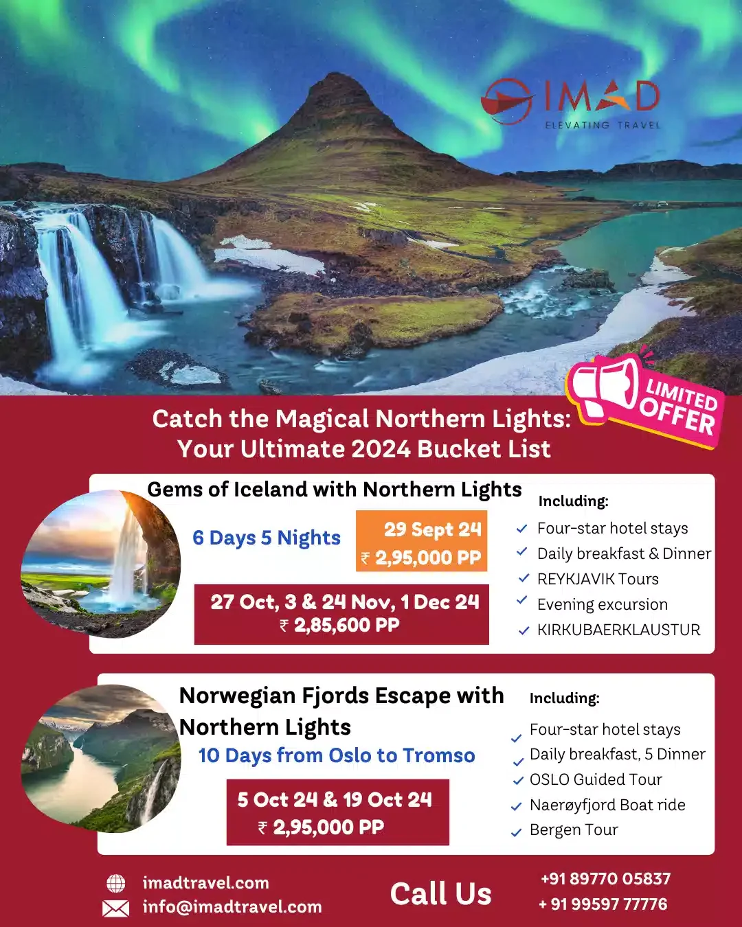 Norway and Iceland Northern Lights Tour Package