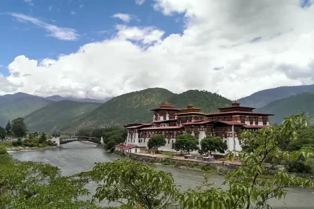 Punakha dzong Bhutan visit in Bhutan travel package from IMAD Travel
