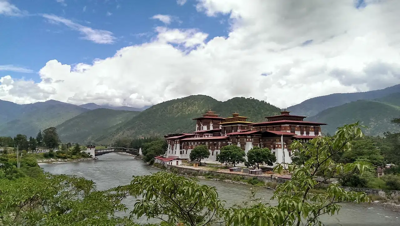 Punakha dzong Bhutan visit in Bhutan travel package from IMAD Travel