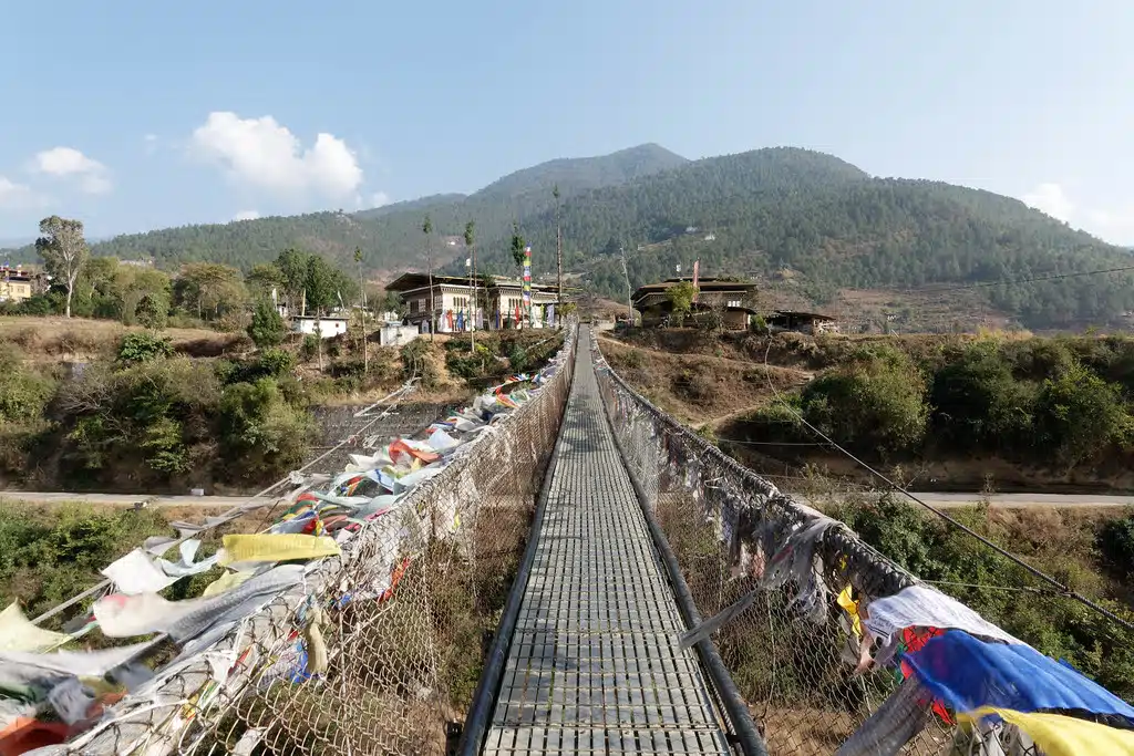 Visit Punakha Suspension Bridge Bhutan with IMAD Travel