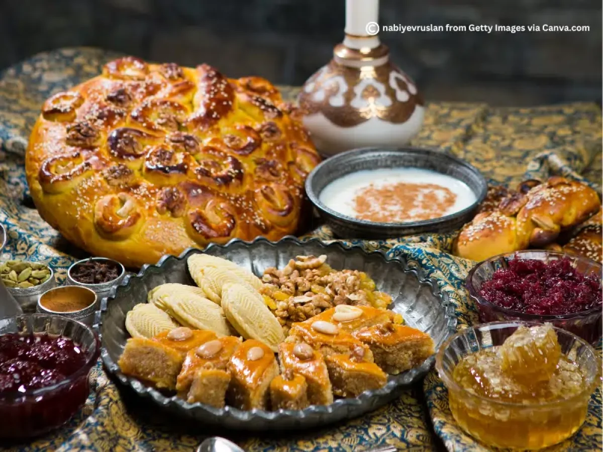 Traditional festive Azerbaijan sweet cuisine by IMAD Travel | IMAD Travel
