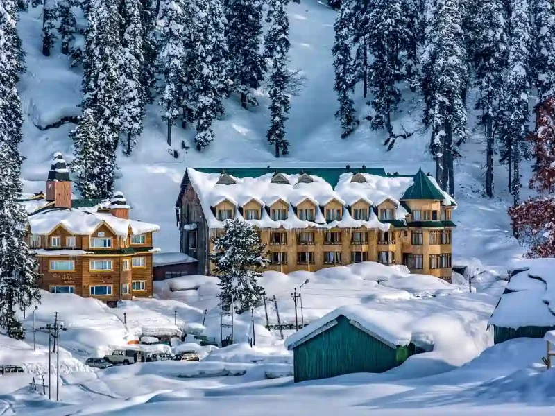 Gulmarg, Jammu & Kashmir part of honeymoon places in india in winter
