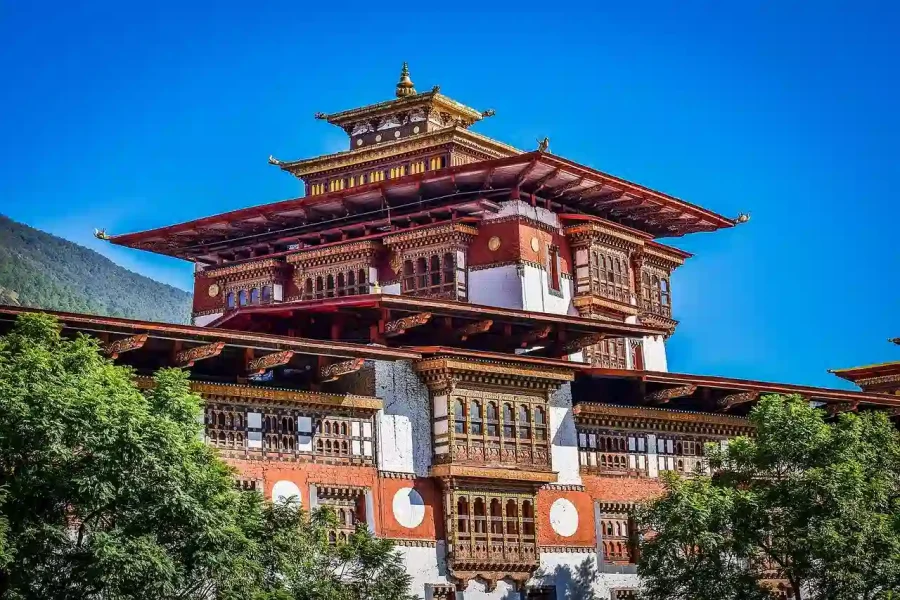 Visit to Tashichho Dzong Palace in 6 Days Bhutan Holiday Package from India with IMAD Travel