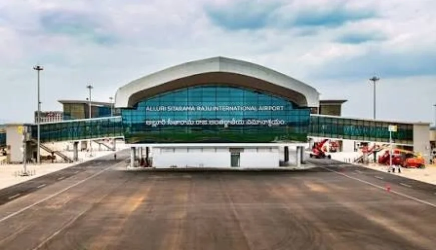 Alluri Sitarama Raju International Airport Bhogapuram terminal serving Visakhapatnam flights 2026