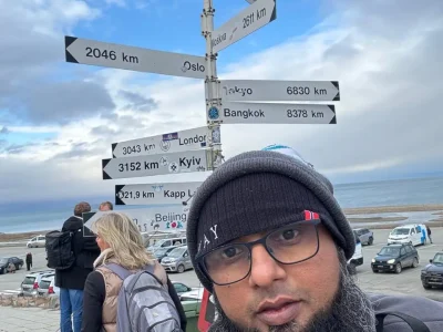 Blog 186 Hamed Ali of IMAD Travel in a Zodiac during a Svalbard expedition from India