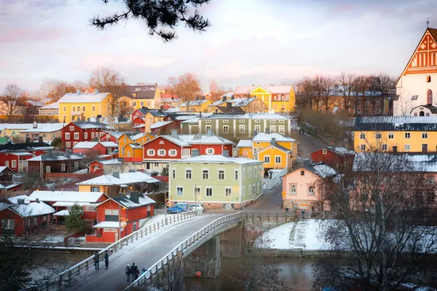 The wooden Old Town in Porvoo - 8 Days Finland in Summer of Lakes, Sea & Lapland