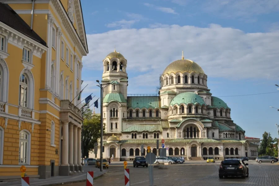 View of Alexander Nevsky Cathedral in Sofia, Bulgaria in 5 Days Bulgaria & Romania Package