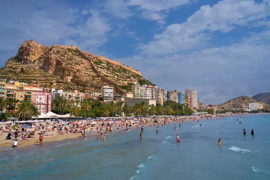Visit Alicante with views of Santa Bárbara Castle in 13 Days Spain & Portugal Package - Madrid, Barcelona & Lisbon with IMAD Travel